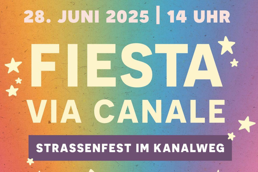 Infotisch zum SOLEIKA-Kennenlernen bei der Fiesta via canale